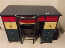 Desk and chair....needs tlc