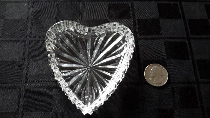 Waterford Heart Jewelry Dish