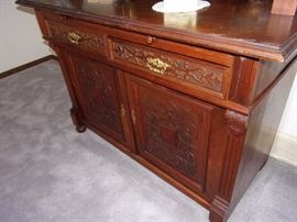 German WWII antique hutch/buffet/schrank