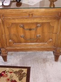 MCM/Vintage amoire, dresser and mirror, and night 