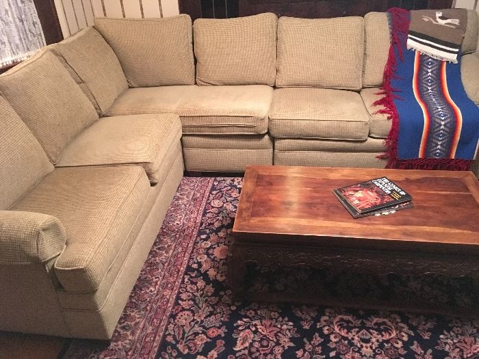 Ethan Allen sectional sofa