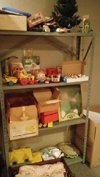Fisher Price toys, cabbage patch doll,