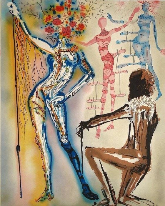 The Fashion Designer Original Limited Edition by Salvador Dali wcert by Dali Gallery  $25,000 Retail