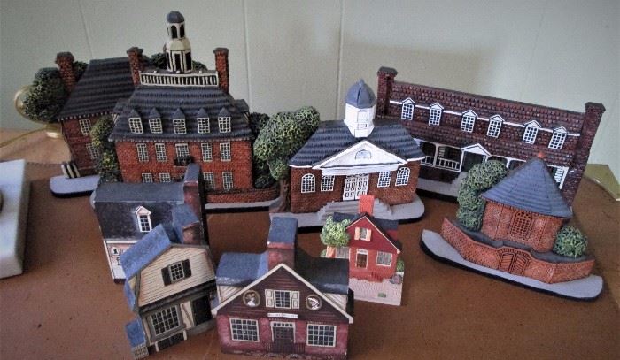 Hand Painted Village