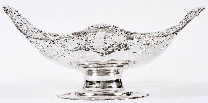 1167 - ENGLISH STERLING FRUIT BOWL BY THE ATKIN BROTHERS, C.1911, W 12 3/4''