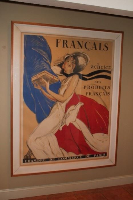 French Poster - Chambre De Commerce De Paris