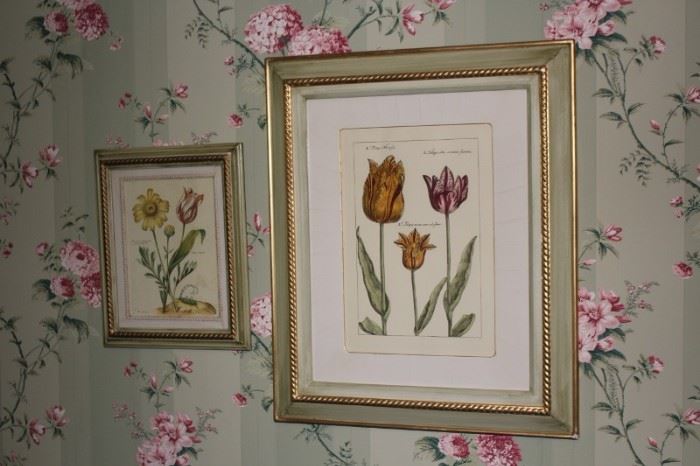 Pretty Framed Floral Prints