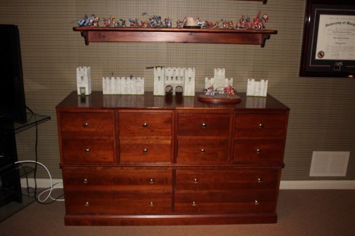 Dresser and Miniatures Collection 