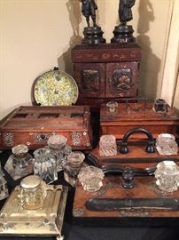 Antique Ink Wells..