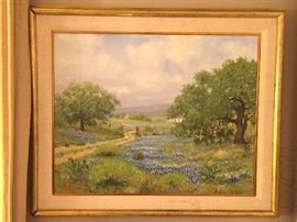 Lewis Woods Teel (American, 1883-1948), Oil. Signature can not be authenticated.