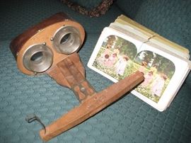 Stereoscope & cards $100