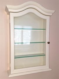 Small white wall cabinet
