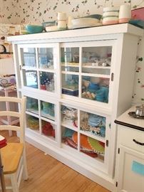 White cupboard/bookcase/cabinet from Crate & Barrel