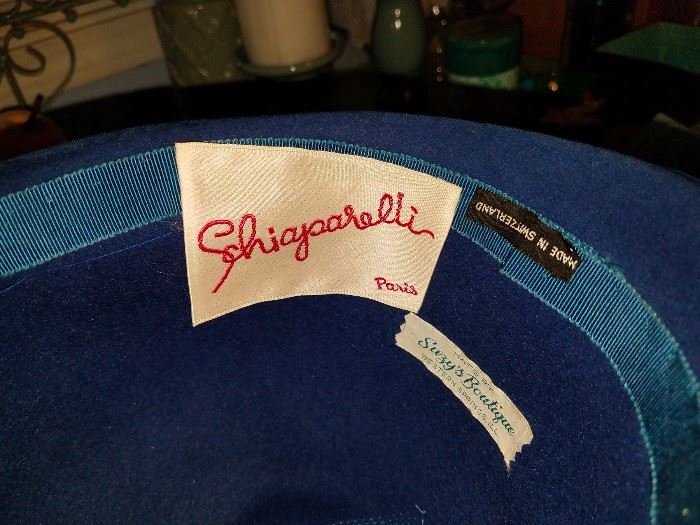 Vintage Schiaparelli hat
