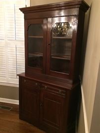 Stepback cupboard -two pieces for easy moving.