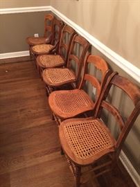A sample of the assortment of chairs.