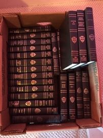 Harvard Classics -good reading and they look great on the shelf!