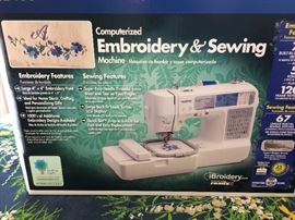 Brand new Brother embroidery and sewing machine. Has never been out of the box!