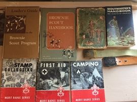 Boy Scout and Girl Scout items