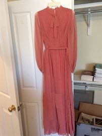 Vintage chiffon gown