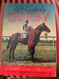 1938 Kentucky Derby Program!