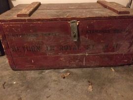 Another vintage shipping crate, storage box