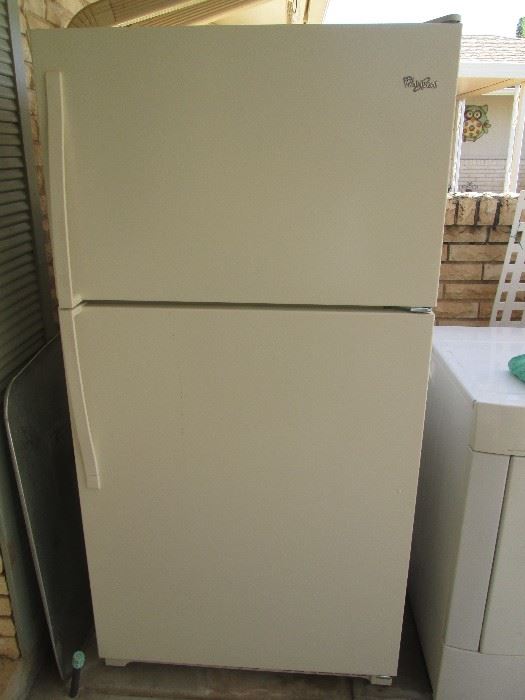 Whirlpool Refrigerator, like-new, only 1 year old!