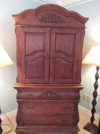 Armoire with plenty of storage and a great look!