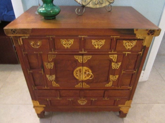 Asian-themed Chest, nice accent piece, can go anywhere in your home!