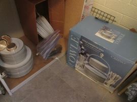 We also have another service for 12 Set, not boxed and missing the rack.  Together the 2 sets would give you pieces to serve 24 people.