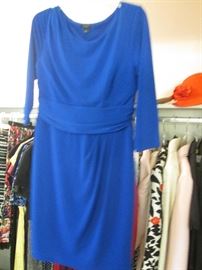 Ann Taylor, size 8, lovely Blue Cocktail Dress