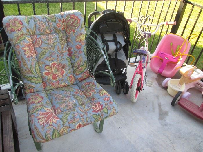 Toys for Tots:  Tricycle, Bike, Car Seat, Hobby Horse, Stroller