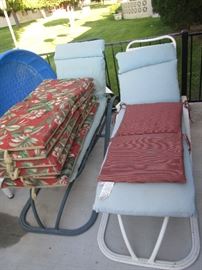 Chaises and Cushions
