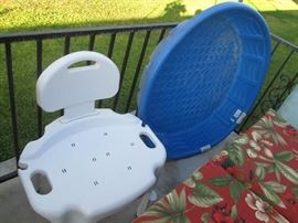 Bath Chair and Kid's Pool