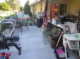 overview of back patio