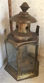 54. Brass Kerosene Lantern
