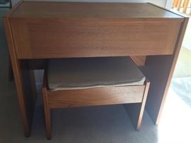 88. Vanity with Matching Stool 