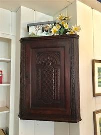Antique corner cabinet