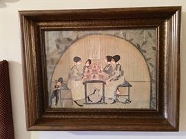 Framed P. Buckley Moss 