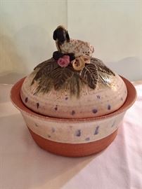 Hand made ceramic serving bowl
