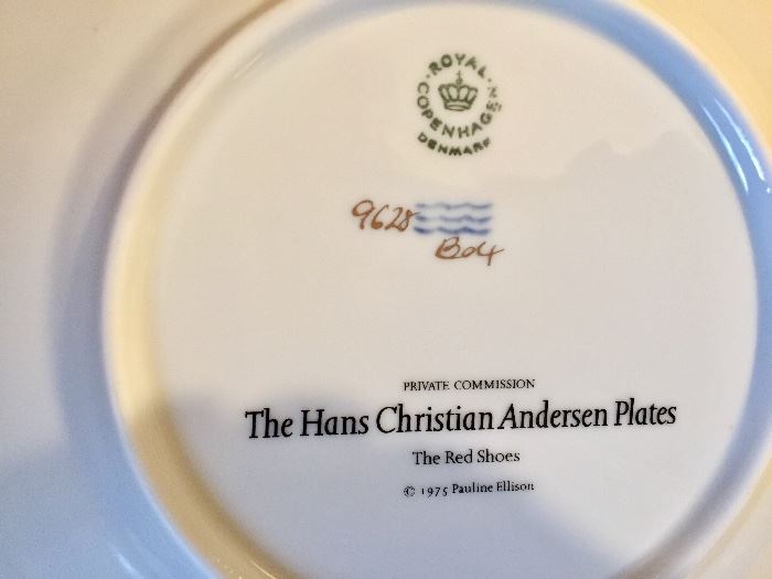 Hans Christian Andersen Plates Royal Copenhagen 12