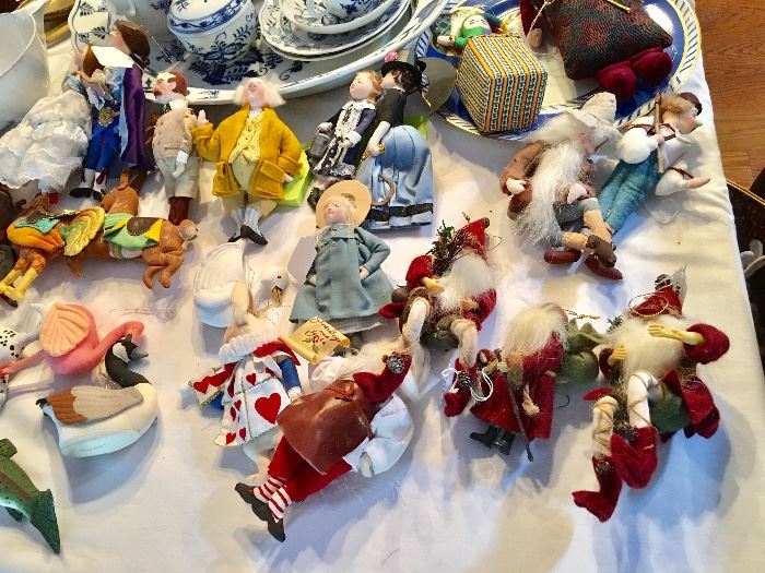 Handmade Christmas Ornaments by Gladys Boalt.