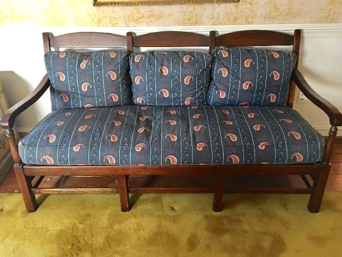 Hickory Chair sofa with Pierre Deux fabric