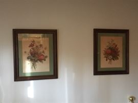 PAIR OF VINTAGE PRINTS