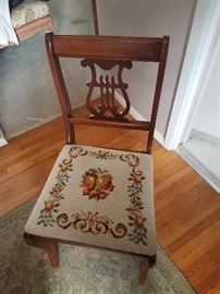 ANOTHER OF THE LYRE BACK CHAIRS