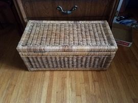 WICKER TRUNK