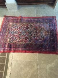 Beautiful small silk rug