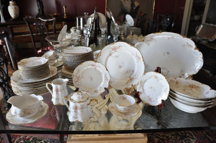 Very large service of June Bride by Warwick China
