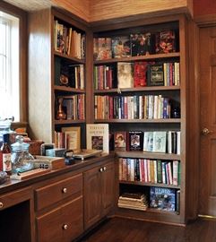 Kitchen cookbook corner - so many choices, some autographed