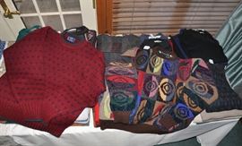 A very nice selection of men's and women's sweaters
